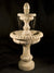 Pioggia 2 Tier Fountain With Basin in Cast Stone by Fiore Stone - Majestic Fountains and More