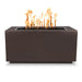 Pismo Rectangle Fire Pit in Powder Coated Metal - Majestic Fountains and More