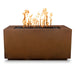 Pismo Rectangle Metal Fire Pit - Majestic Fountains and More