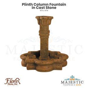 Plinth Column Fountain - Majestic Fountains