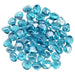 Powder Blue Luster Zircon Fire Glass - Majestic Fountains and More.