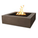 Quad Square Fire Pit in GFRC Concrete - Majestic Fountains