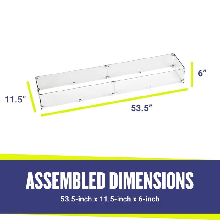 Linear Glass Wind Guard