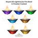 Royal Lighthouse Fire Bowl in Powder Coated Metal by The Outdoor Plus+ Free Cover