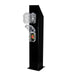 Safety Tower Post with 2 Accessories in Powder Coated Metal by the Outdoor Plus - Majestic fountains and More