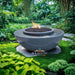 Serene 360 Spill Fire and Water Bowl Fountain Kit in GFRC Concrete - Majestic Fountains and More