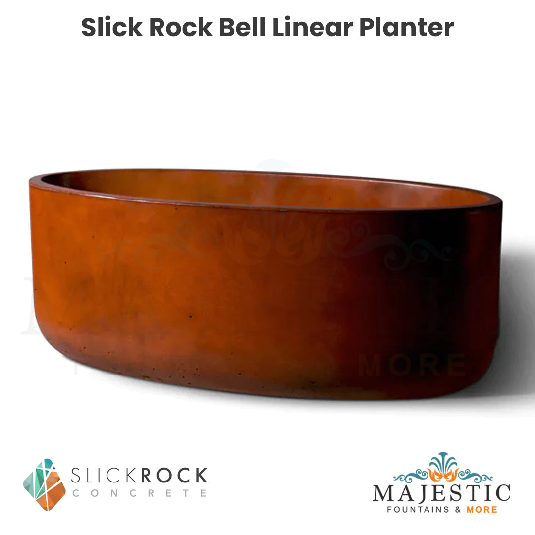 Slick Rock Bell Linear Planter  - Majestic Fountains