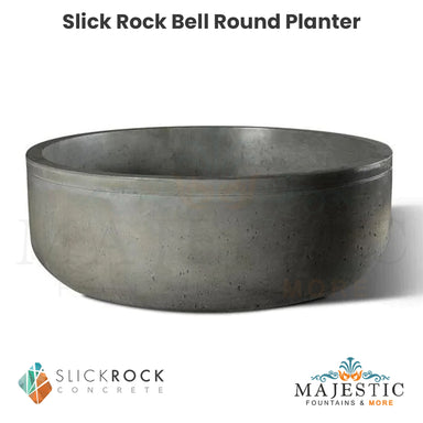 Slick Rock Bell Round Planter - Majestic Fountains