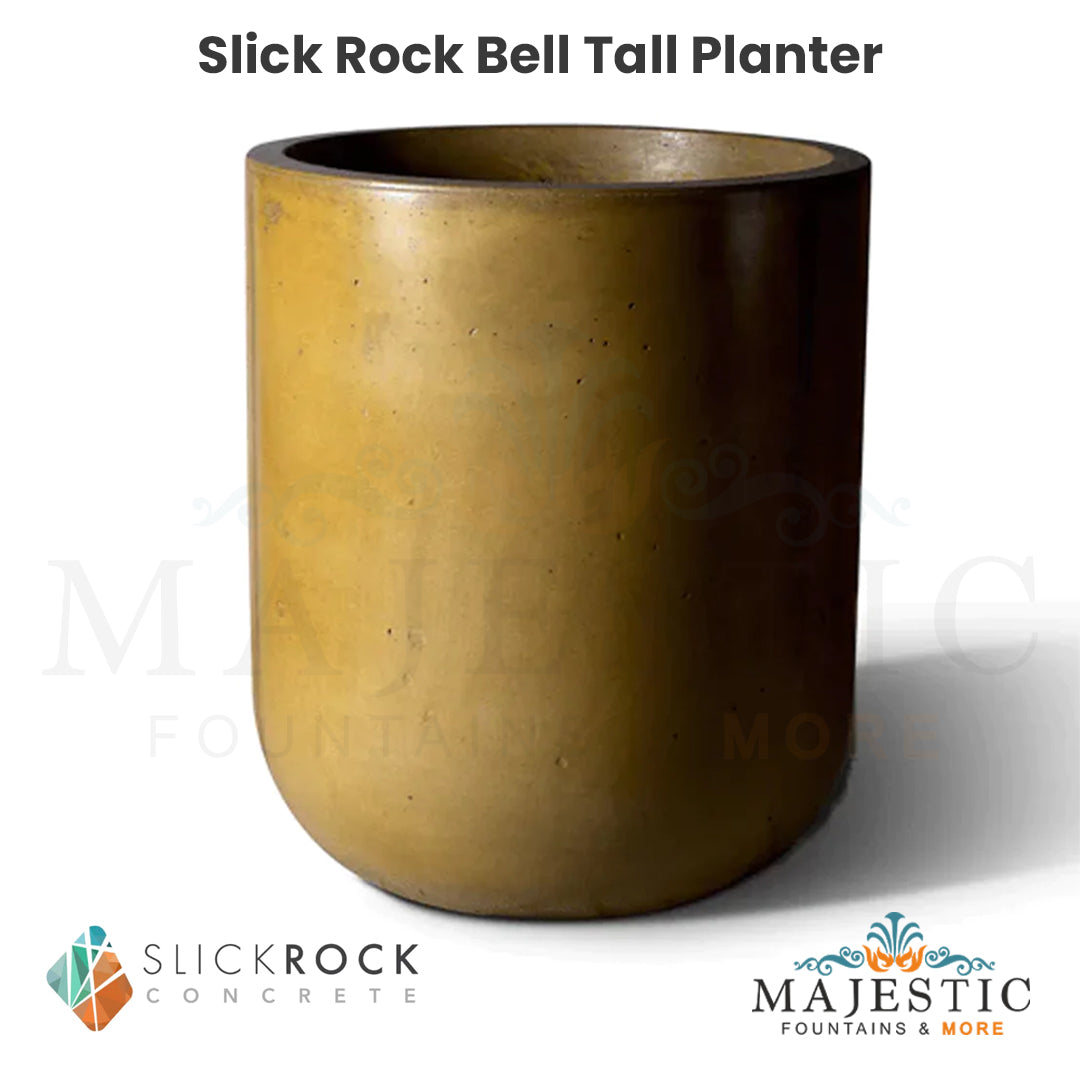 Slick Rock Bell Tall Planter- Majestic Fountains