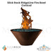 Slick Rock RidgeLine Fire Bowl - Conical - Majestic Fountains