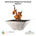 Slick Rock RidgeLine Fire Bowl - Square - Majestic Fountains