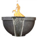 Sorrento Fire & Water Bowl in GFRC by Prism Hardscapes - Majestic Fountains and More..