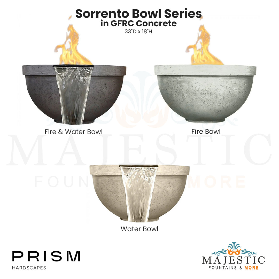 Sorrento Bowl Series - Majestic Fountains