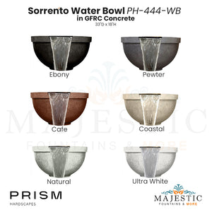 Sorrento Water Bowl PH-444-WB in GFRC - Majestic Fountains