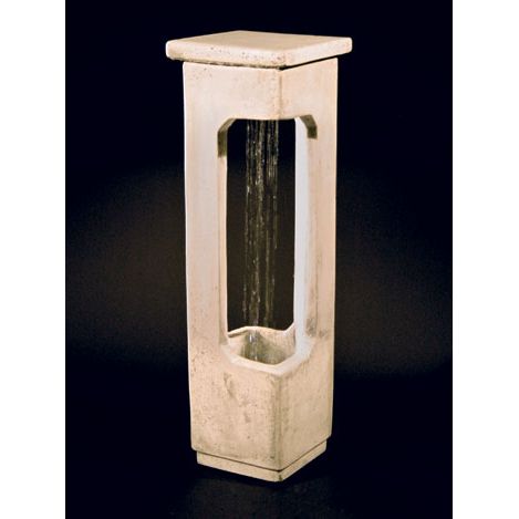 Square Rain Fountain in Cast Stone - 297-F - Majestic Fountains and More