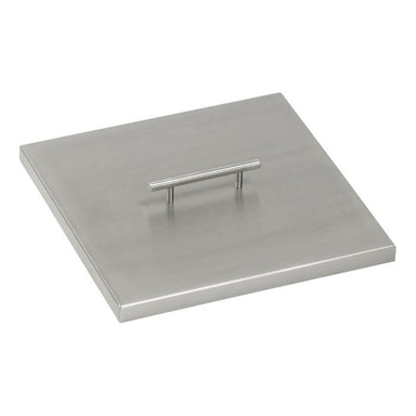 Stainless Steel Square Lid for Square Drop-In Fire Pit Pan -  Majestic Fountains