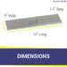 Stainless Steel linear Lid for linear Drop-In Fire Pit Pan - Majestic fountains