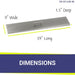 Stainless Steel linear Lid for linear Drop-In Fire Pit Pan - Majestic fountains