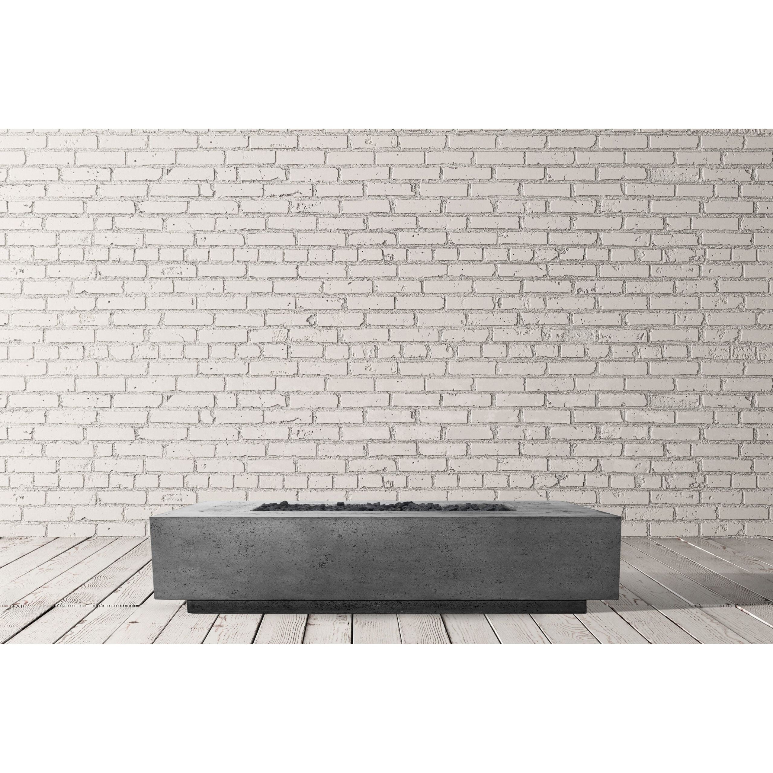 Tavola 72 Fire Table in GFRC Concrete by Prism Hardscapes - Majestic Fountains and More