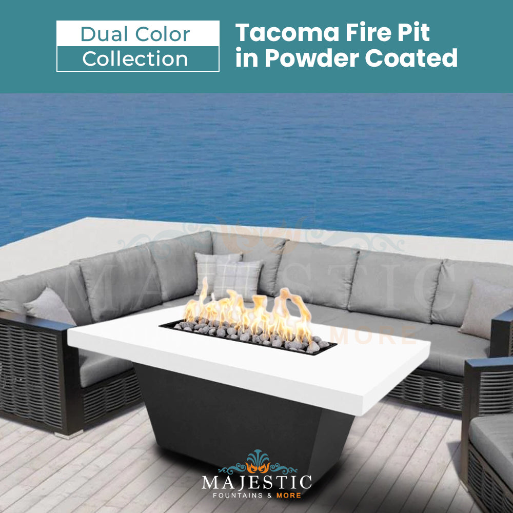 Tacoma Fire Pit in Dual Colored Powder Coated Metal