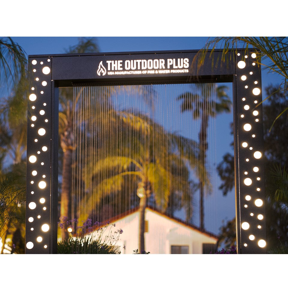 Paradise Falls Rain Curtain – Self Contained Unit in Powder Coated - Majestic Fountains