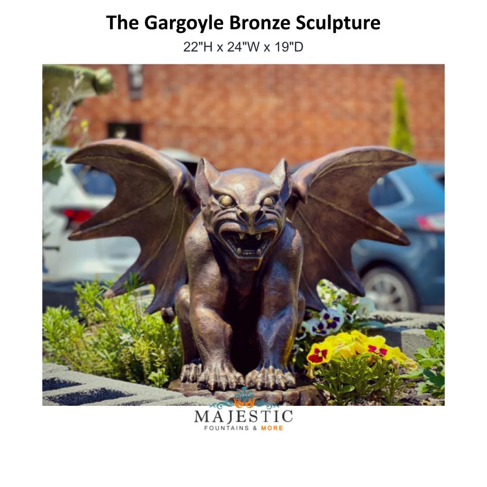 The Gargoyle Bronze Sculpture - Majestic Fountains & More