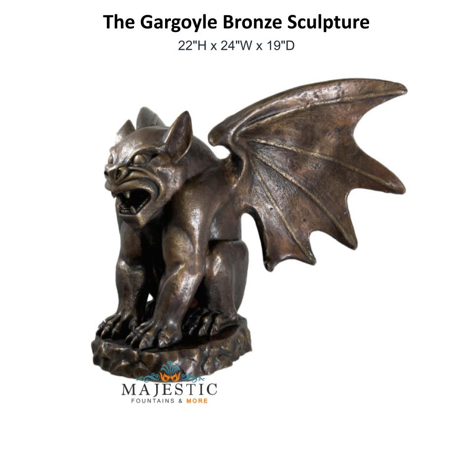 The Gargoyle Bronze Sculpture - Majestic Fountains & More