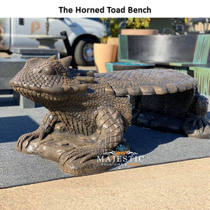 The Horned Toad Bench - Majestic Fountains and More