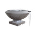 Toscano Fire & Water Bowl in GFRC Concrete by Prism Hardscapes - Majestic Fountains and More