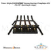 Tree-Style CROSSFIRE® Brass Burner Outdoor FirePlace Kit for 30" Opening by Warming Trends - Majestic Fountains and More