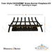 Tree-Style CROSSFIRE® Brass Burner Outdoor FirePlace Kit for 36" Opening by Warming Trends - Majestic Fountains and More