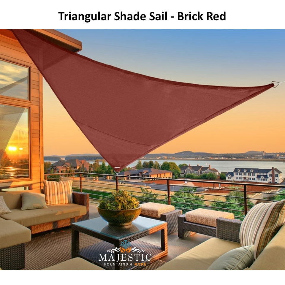 Triangular Shade Sail  - Majestic Fountains