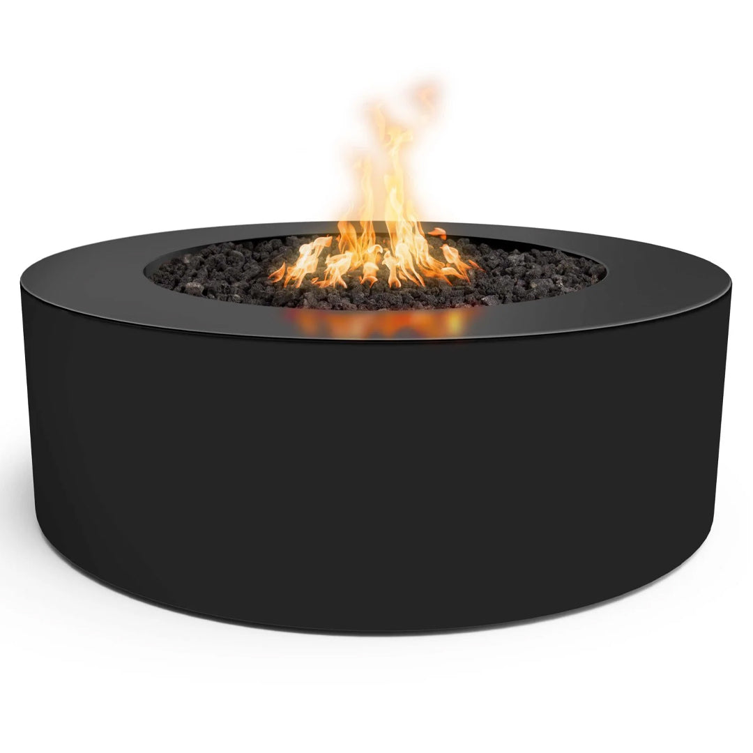 Unity 24 Tall Fire Pit in Powder Coated Metal - Majestic Fountains and More