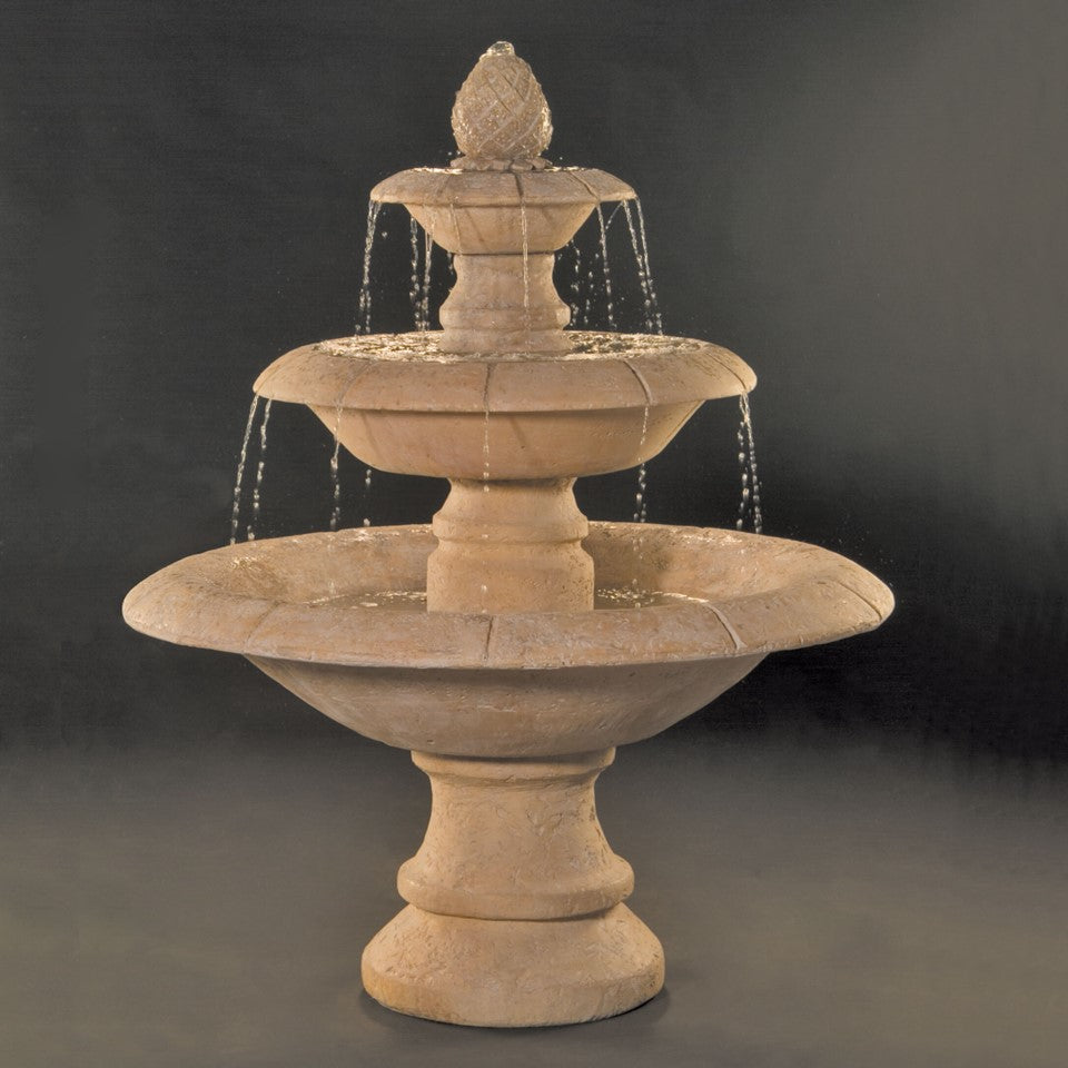 Venetian 3 Tiered Fountain in Cast Stone by Fiore Stone - 2087-F - Majestic Fountains and More