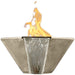 Verona 2 Fire & Water Bowl in GFRC Concrete by Prism Hardscapes - Majestic Fountains and More.