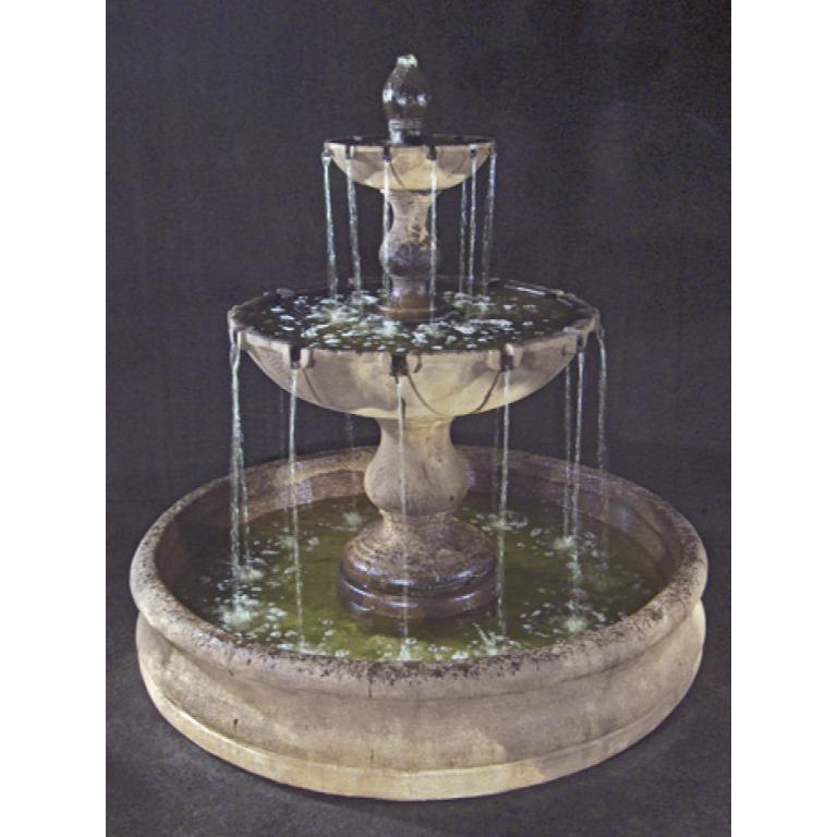 Vincenza Fountain with Basin - Majestic Fountains And More