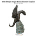 Wide Winged Dragon Bronze Fountain Sculpture - Majestic Fountains & More