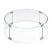 Round Glass Wind Guard - Dimensions