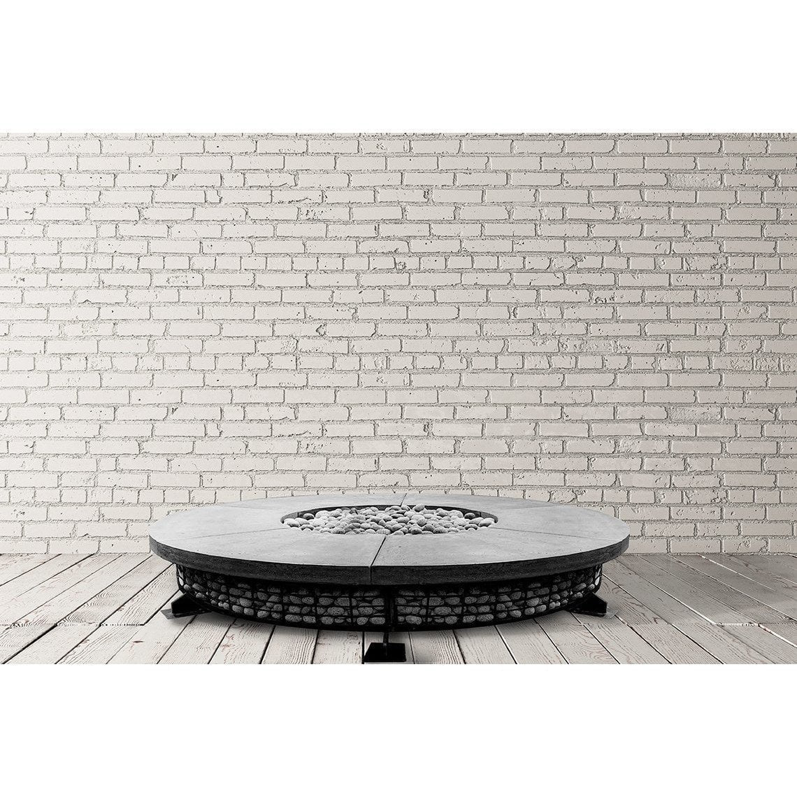 Fuego 89 Fire Table in GFRC Concrete by Prism Hardscapes - Majestic Fountains and More