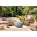 Moderno 3 Fire Table in GFRC Concrete by Prism Hardscapes - Majestic Fountains and More