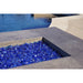 Prism Hardscapes - Tavola 1 Fire Table in GFRC Concrete - Match Lit - Majestic Fountains