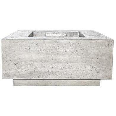 Quick Ship Tavola 2 Fire Table PH-406-3 in GFRC Concrete in Natural - Majestic Fountains