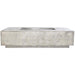 Prism Hardscapes Tavola 4 Fire Table in GFRC Concrete - Match Lit - Majestic Fountains