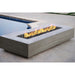 Prism Hardscapes - Tavola 6 Fire Table in GFRC Concrete - Match Lit - Majestic Fountains