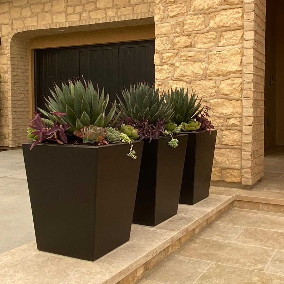 Geo Square Planter - Majestic Fountains