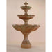 Giannini Garden Gardenia Concrete 3 Tier - Outdoor Courtyard Fountain - 1213 - Majestic Fountains