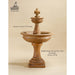 Giannini Garden Fleur De Lis Concrete 2 Tier Outdoor Garden Fountain - 1663 - Majestic Fountains