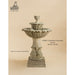 Giannini Garden Calanthia Short Concrete Outdoor Fountain - 1684 - Majestic Fountains