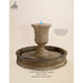 Giannini Garden Fascea Urna Outdoor Fountain with Basin - Majestic Fountains