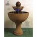 Giannini Garden Orbis Concrete 2 Tier Outdoor Fountain - 1715 - Majestic Fountains